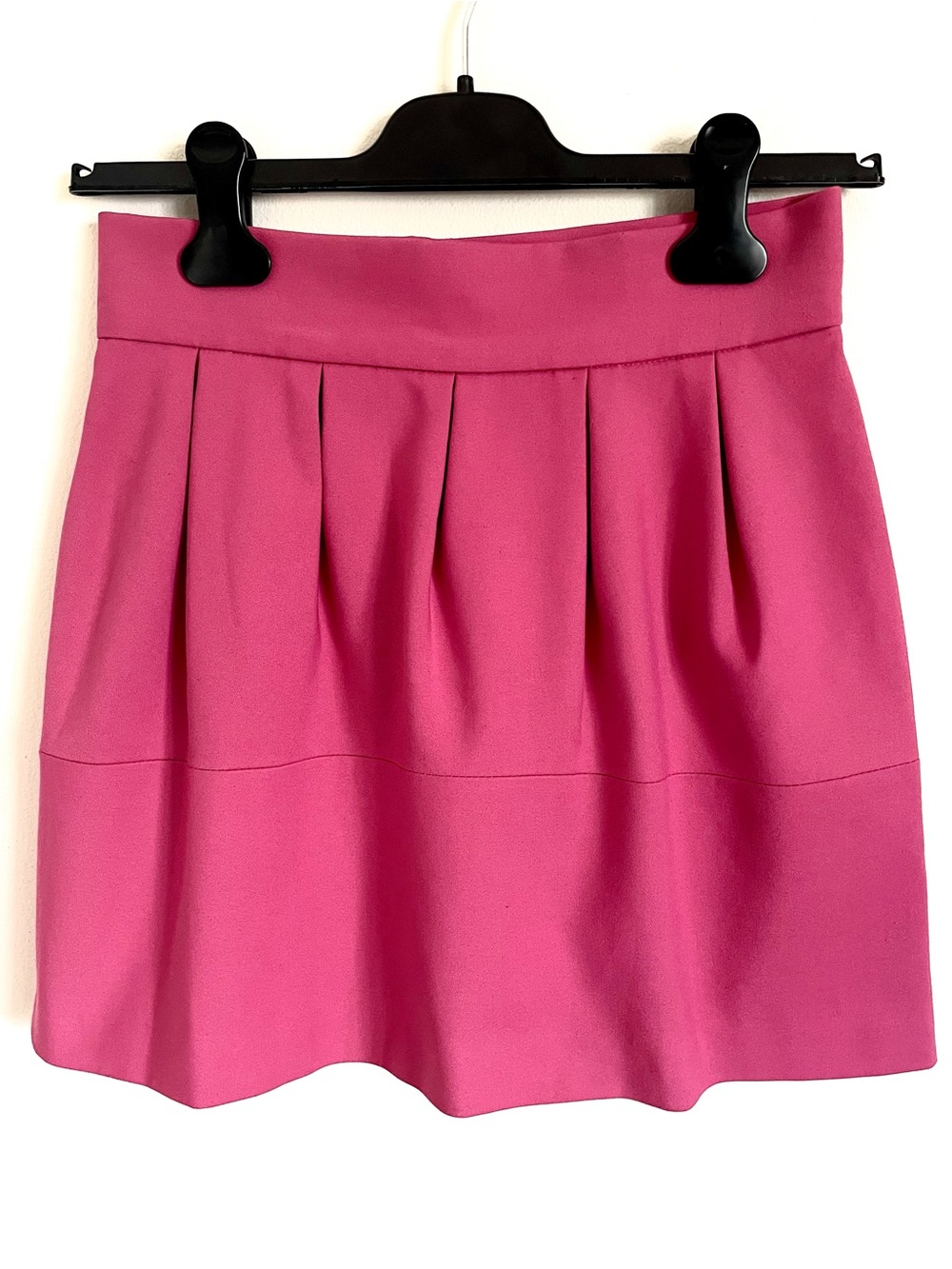 Zara Basic Pleated Tulip Mini Skirt in Pink Size S EUC